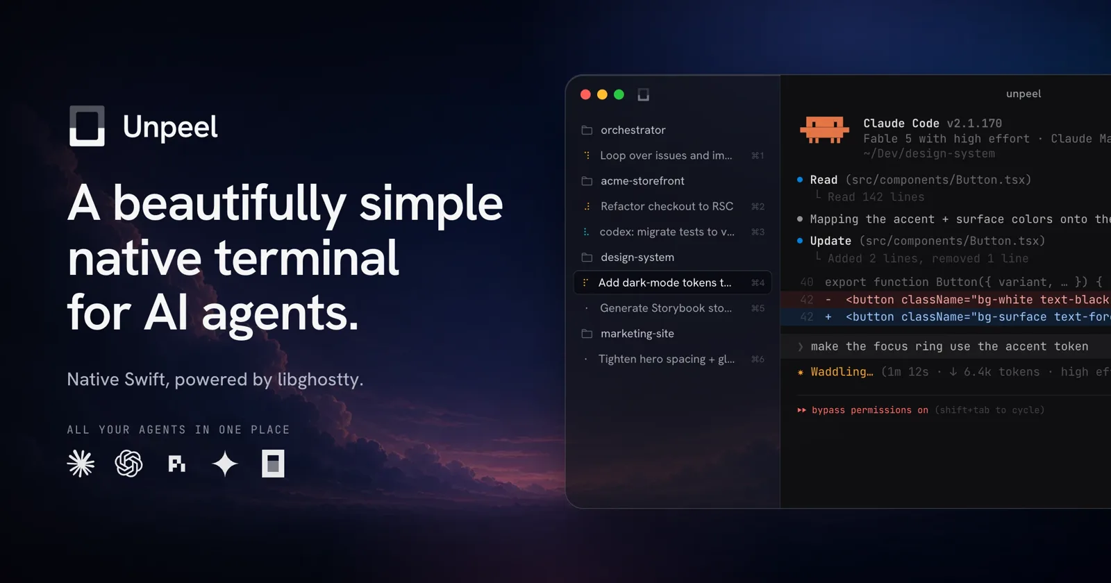 Screenshot of Unpeel